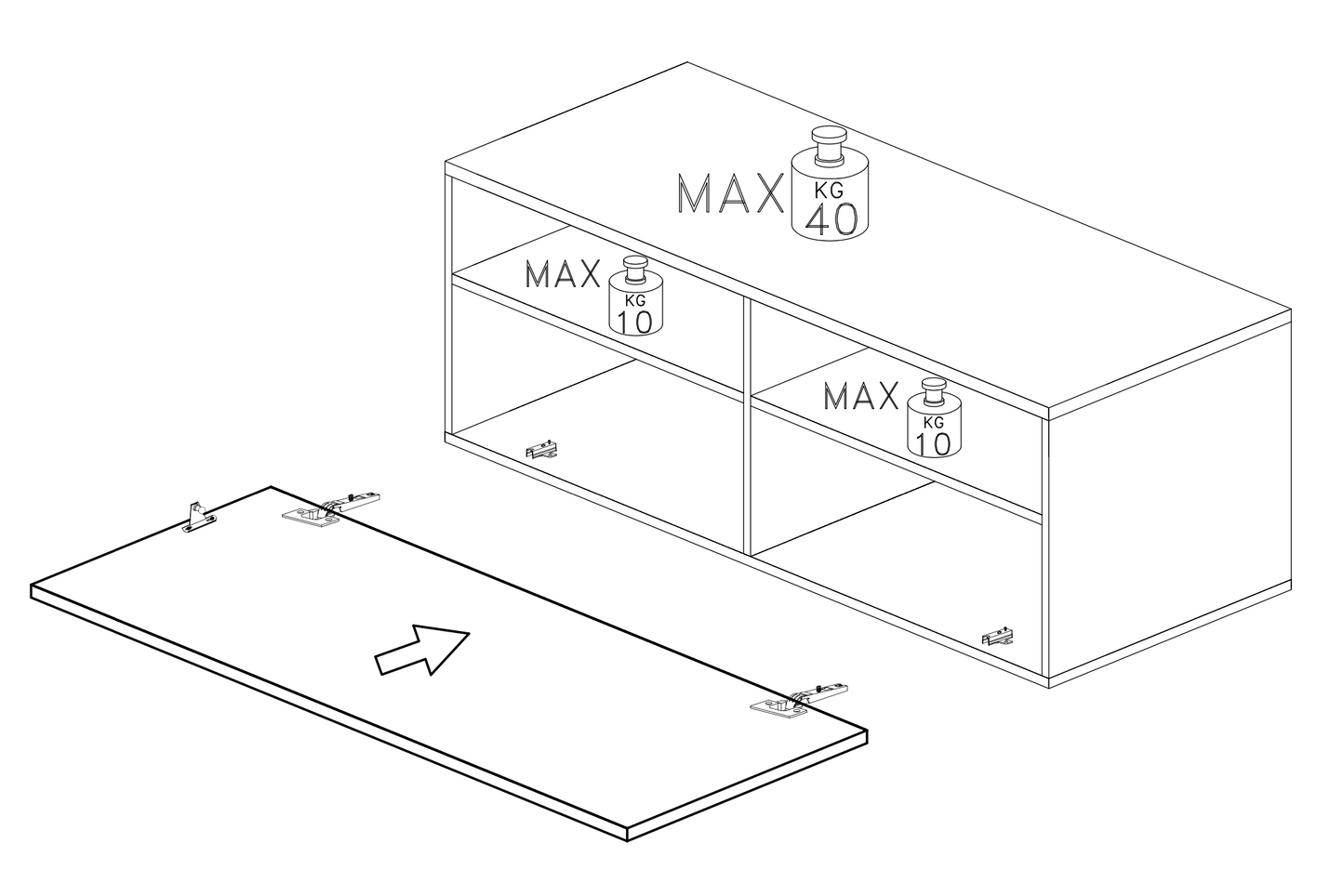 Giulia White Gloss Shoe Storage Bench With Flap Door - FurniComp