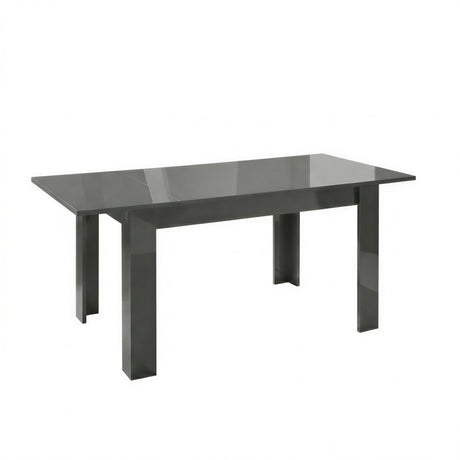 Ashley 137x90cm Extending Dining Table- Grey Gloss - FurniComp