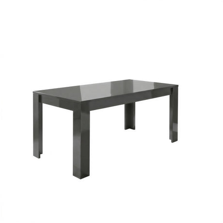 Ashley 137x90cm Extending Dining Table- Grey Gloss - FurniComp