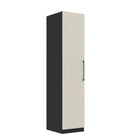 Harley 1 Door 50cm Wardrobe - Cashmere & Anthracite Grey - FurniComp