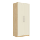 Harley 2 Door 90cm Wardrobe - Cashmere & Oak - FurniComp