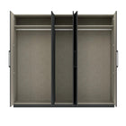 Harley 5 Door 230cm Wardrobe - Anthracite Grey - FurniComp