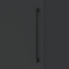 Harley 2 Door 90cm Full Mirrored Wardrobe - Anthracite Grey - FurniComp