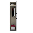 Harley 1 Door 50cm Wardrobe - Cashmere & Anthracite Grey - FurniComp
