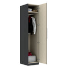 Harley 1 Door 50cm Wardrobe - Cashmere & Anthracite Grey - FurniComp