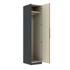 Harley 1 Door 50cm Wardrobe - Cashmere & Anthracite Grey - FurniComp