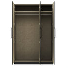 Harley 3 Door 140cm Wardrobe - Anthracite Grey - FurniComp