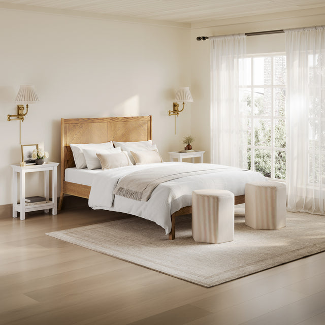 Hazel Wooden Bed Frame - FurniComp