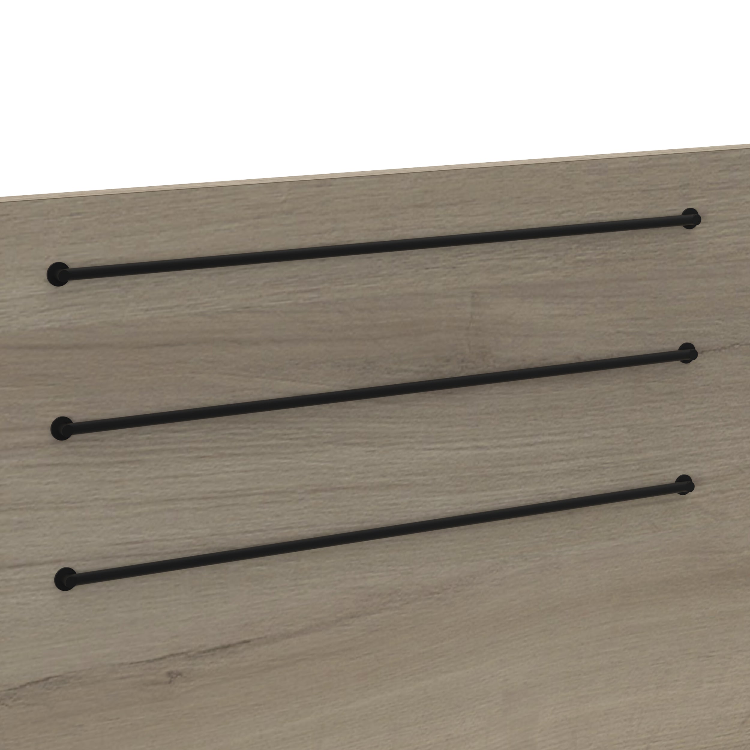 Jade 1 Door 1 Drawer Black and Oak L Shaped Corner Office Desk with Hutch - FurniComp