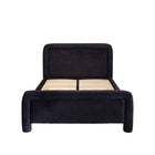 Jude Black Fabric Bed Frame - FurniComp