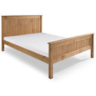 Kara Pine Painted High Footend Wooden Bed Frame - FurniComp