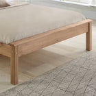 Kara Pine Painted Low Foot End Wooden Bed Frame - FurniComp