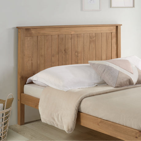 Kara Pine Painted Low Foot End Wooden Bed Frame - FurniComp