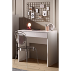 Kompact Small White Gloss Home Office Desk Study Table - FurniComp