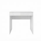 Kompact Small White Gloss Dressing Table - FurniComp