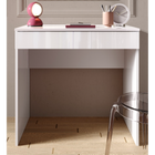 Kompact Small White Gloss Home Office Desk Study Table - FurniComp