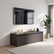 Combo 138cm 1 Drawer TV Unit - Black Lava COM-01-06 - FurniComp