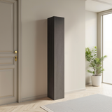 Combo 28cm Slim Multipurpose Storage Cupboard - Black Lava COM-10-06 - FurniComp