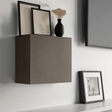 Combo 55cm Floating Wall Cube With Door - Black Lava COM-81-06 - FurniComp