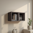 Combo 28cm Floating Wall Cube Set of 2 - Black Lava COM-311-06 - FurniComp