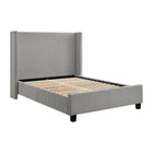Lawson Grey Cord Fabric Bed Frame - FurniComp