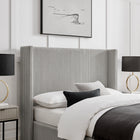 Lawson Grey Cord Fabric Storage Bed Frame - FurniComp