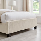 Lawson Natural Cord Fabric Bed Frame - FurniComp