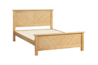 Leo Wooden Oak Bed Frame