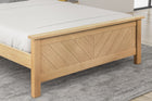 Leo Wooden Oak Bed Frame