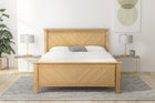 Leo Wooden Oak Bed Frame