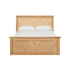 Leo Wooden Oak Storage Bed Frame