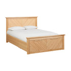 Leo Wooden Oak Storage Bed Frame