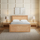 Leo Wooden Oak Storage Bed Frame