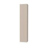 Lesley 1 Door Cashmere Tall Wall Mounted Bathroom Cabinet - FurniComp