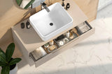 Lesley Cashmere 3 Drawer 1000mm Free Standing Vanity Unit with Basin - FurniComp