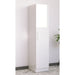 Lily High Gloss White 1 Door Wardrobe - FurniComp