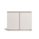 Lisbon 2 Door 120cm Cashmere and Oak Sideboard - FurniComp