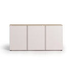Lisbon 3 Door 180cm Cashmere and Oak Sideboard - FurniComp