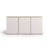 Lisbon 3 Door 180cm Cashmere and Oak Sideboard - FurniComp