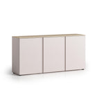 Lisbon 3 Door 180cm Cashmere and Oak Sideboard - FurniComp