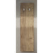 Lorenzo Cadiz Oak Wall Hung Coat Rack Panel With 2 Hooks - FurniComp