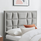 Louis Grey Velvet Bed Frame - FurniComp