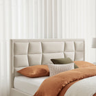 Louis Natural Velvet Storage Bed Frame - FurniComp