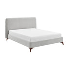 Luca Grey Fabric Bed Frame - FurniComp