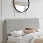 Luca Grey Fabric Bed Frame - FurniComp