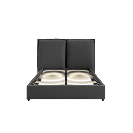 Marco Grey Linen Fabric Bed Frame - FurniComp