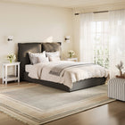 Marco Grey Linen Fabric Bed Frame - FurniComp