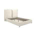 Marco Ivory Linen Fabric Bed Frame - FurniComp