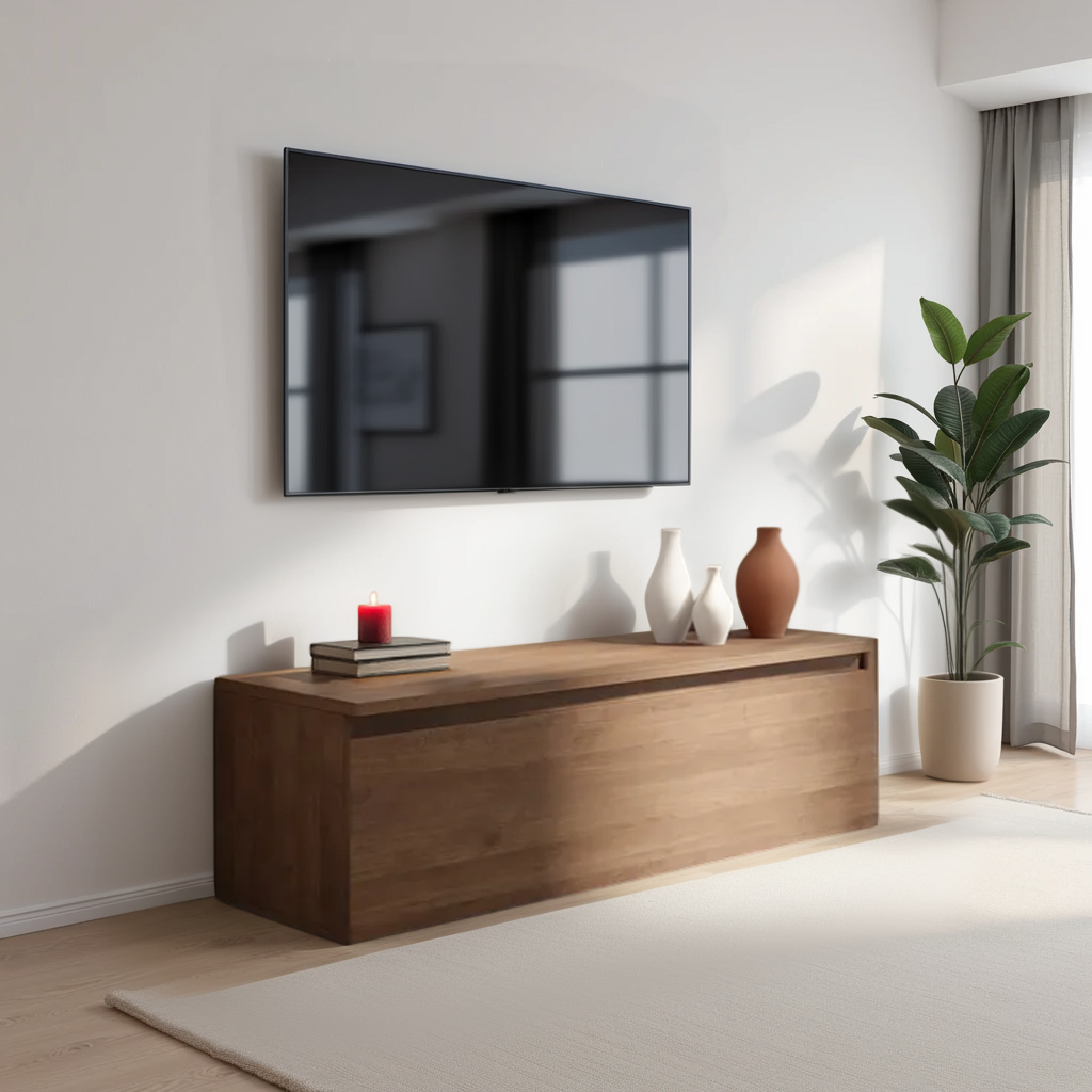 Combo 138cm 1 Drawer TV Unit - Mercure Oak COM-01-02 - FurniComp