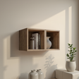 Combo 28cm Floating Wall Cube Set of 2 - Mercure Oak COM-311-02 - FurniComp